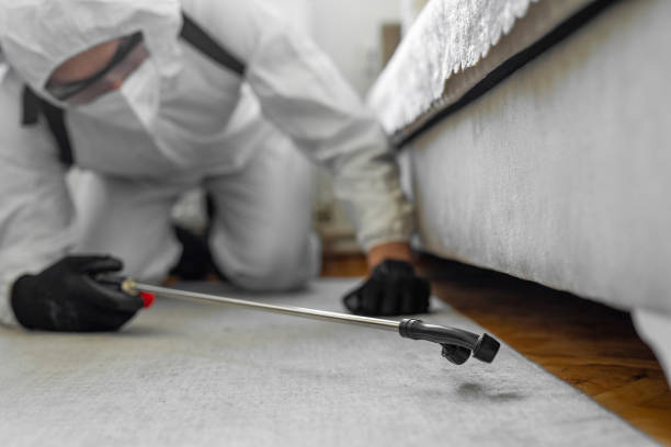 Professional Cockroach Control technician working in Rowland, NC